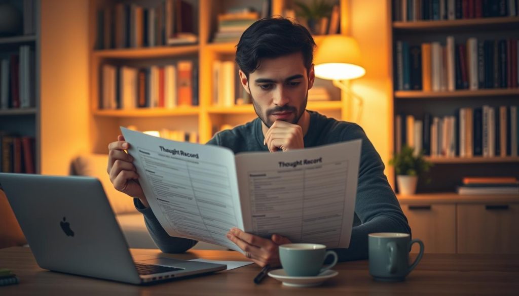 CBT anxiety management example