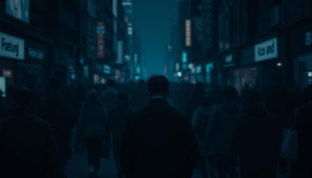 loneliness in crowded spaces