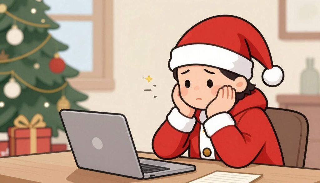 social anxiety at christmas